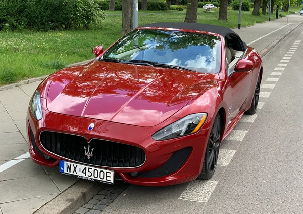 Maserati GranCabrio cena 299000 przebieg: 40700, rok produkcji 2015 z Warszawa małe 562